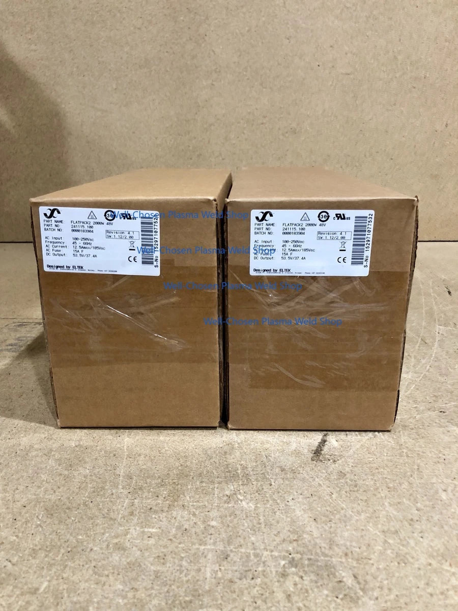 ELTEK FLATPACK2 2000W 48V RECTIFIER 241115.100 Rev 4.1 New In Box|205598421902