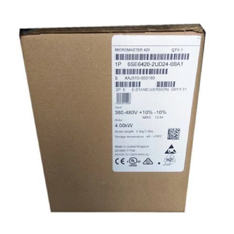 6SE6420-2UD24-0BA1 380V 4KW Controller 6SE6 420-2UD24-0BA1 For Siemens in Box