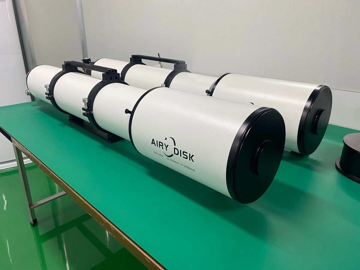 204 APO Triplet Air spaced Apochromatic Large Caliber High power HD telescope