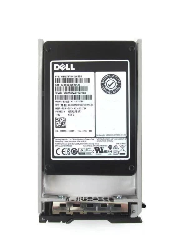 Dell 800GB SSD SATA 2.5 Drive R430 R530 R610 R620 R630 R710 R720 R730 R930 R73xd
