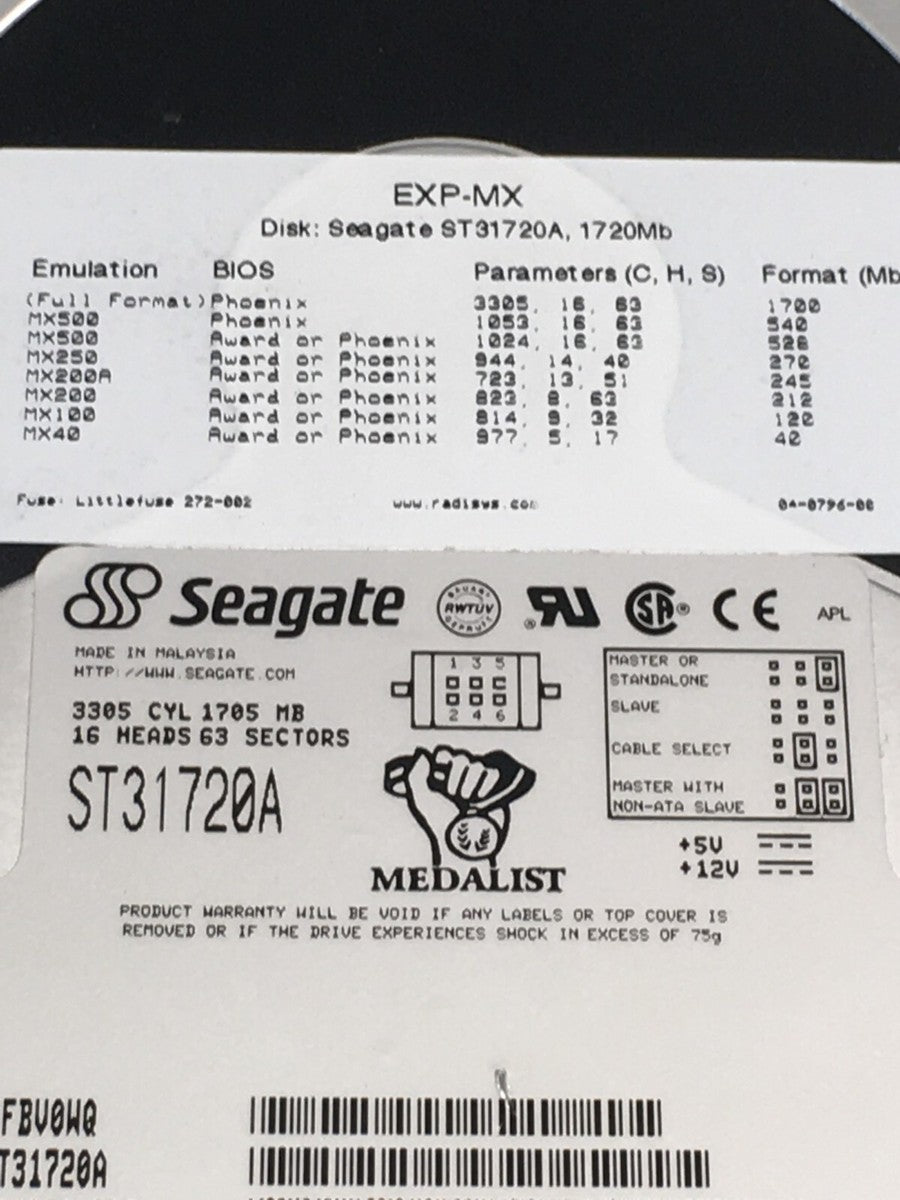 RadiSys EXP-MX Hard Drive Module, Controller, 60-0045-02, 61-0067-20, 119284
