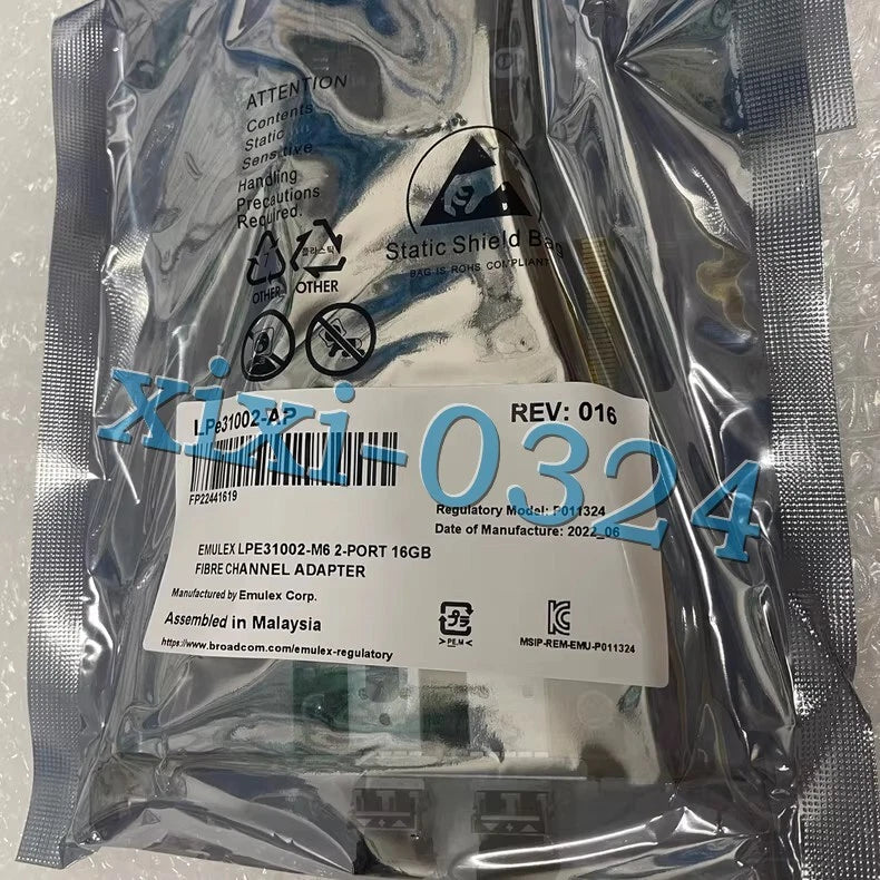 NEW Emulex LPe31002-AP Fibre Channel Host BusAdapter Fast delivery