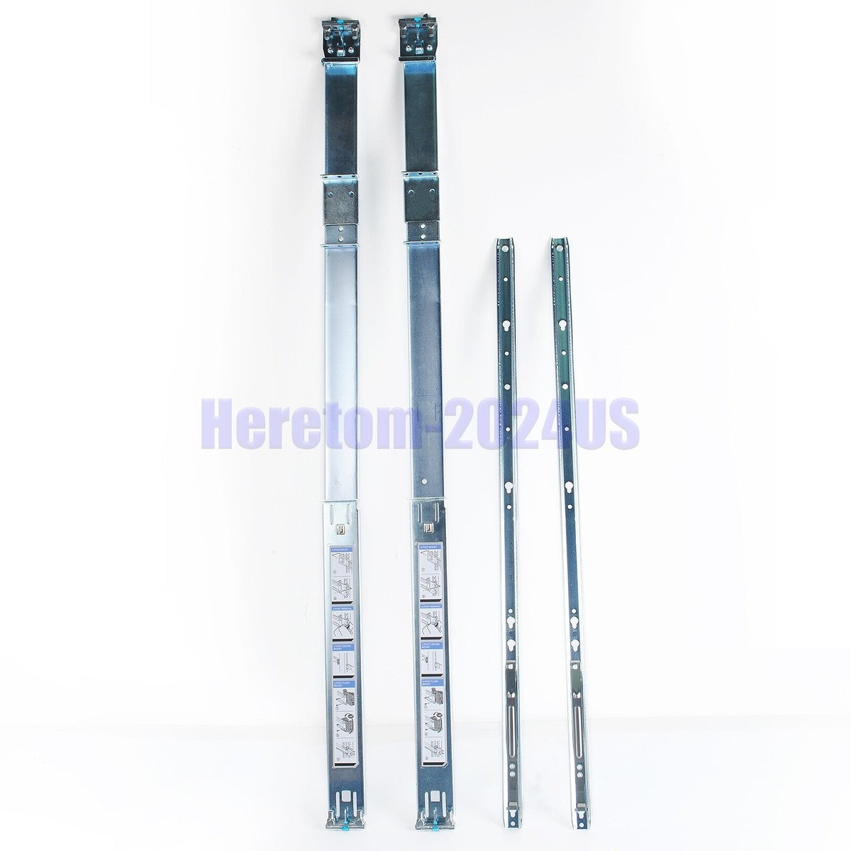 Dell PowerEdge R330 R430 R740 R6415 R640 1U Static Ready Rail Rails Kit 053D7M|335580625381