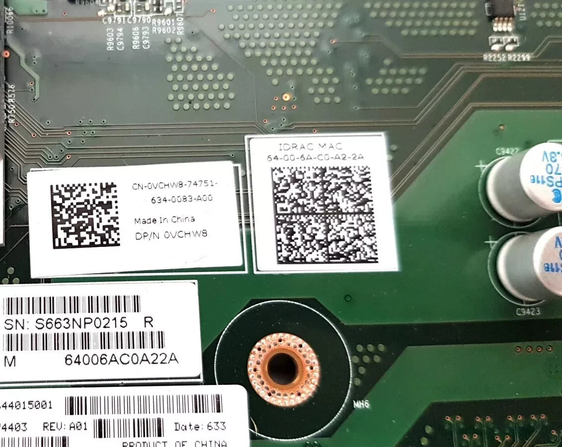For Dell PowerEdge C4130 Dual LGA2011-3 Server System Motherboard VCHW8 0VCHW8