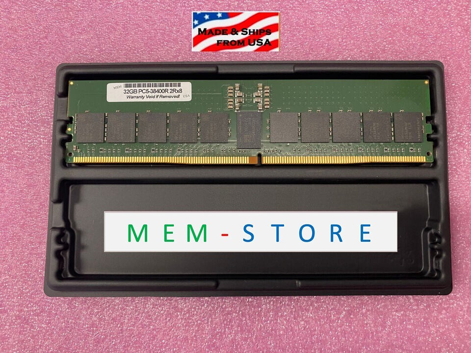99T40AA HP Z4 G5 Workstation Compatible 32GB DDR5-4800MHz ECC RDIMM RAM Memory|196187424429