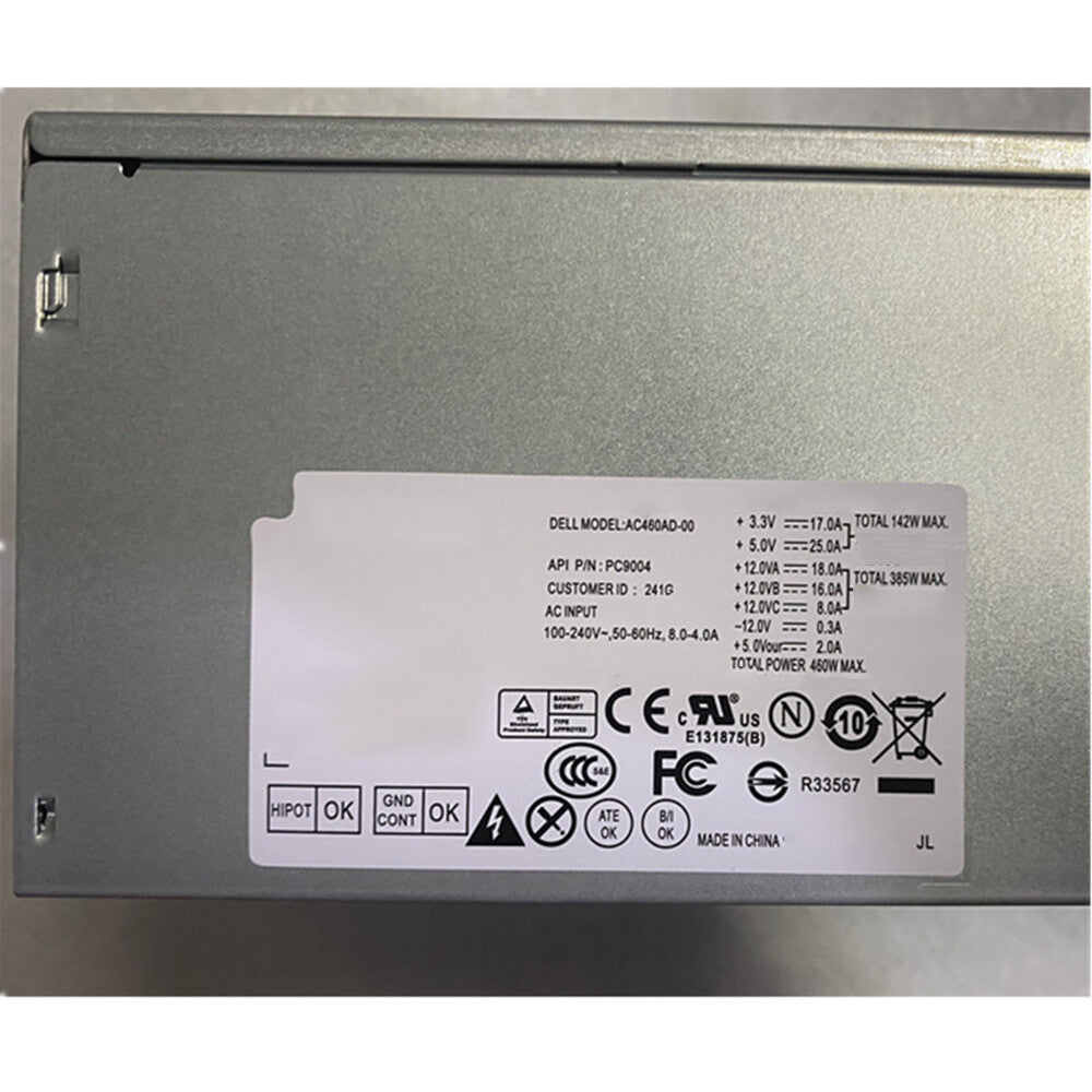 For Dell XPS 8300 & 8500 AC460AD-00 Silver 460-Watt Power Supply