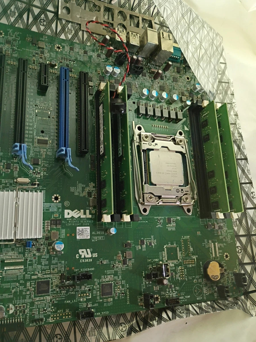Dell Precision T5810 YRTRT 0HHV7N Motherboard Xeon E5-1650 v3 + 16GB DDR4 RAM