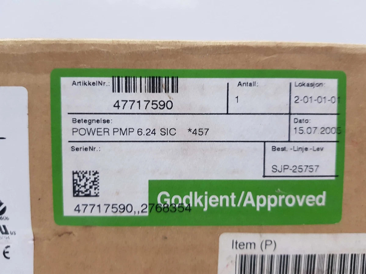 POWER ONE PMP 6.24 SIC POWER SUPPLY 1-113770 REV.109