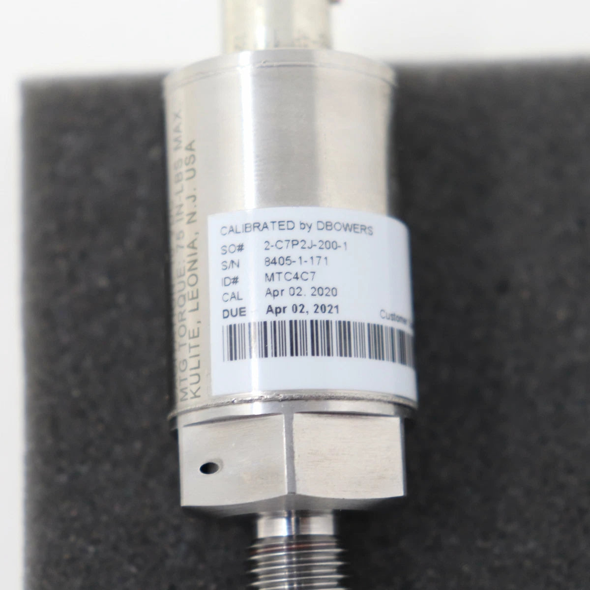 Kulite Aircraft Pressure Transducer/ Sensor APT-20M1-1000-4000A