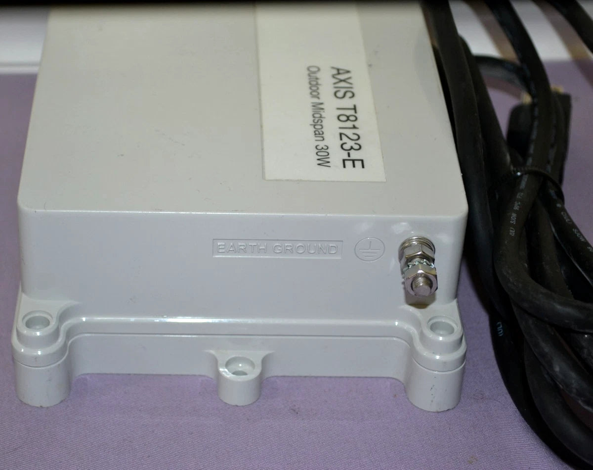 Axis T8123-E Outdoor Midspan 30W PoE With Injector, 1-Port, IP66 Weatherproof|286683407848