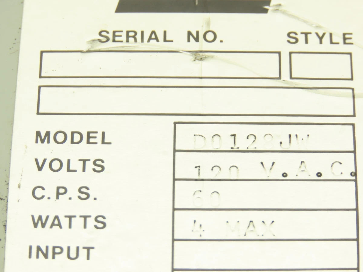 Foxboro D0128JW Power Supply 120VAC In 24VAC 4W|127004507360