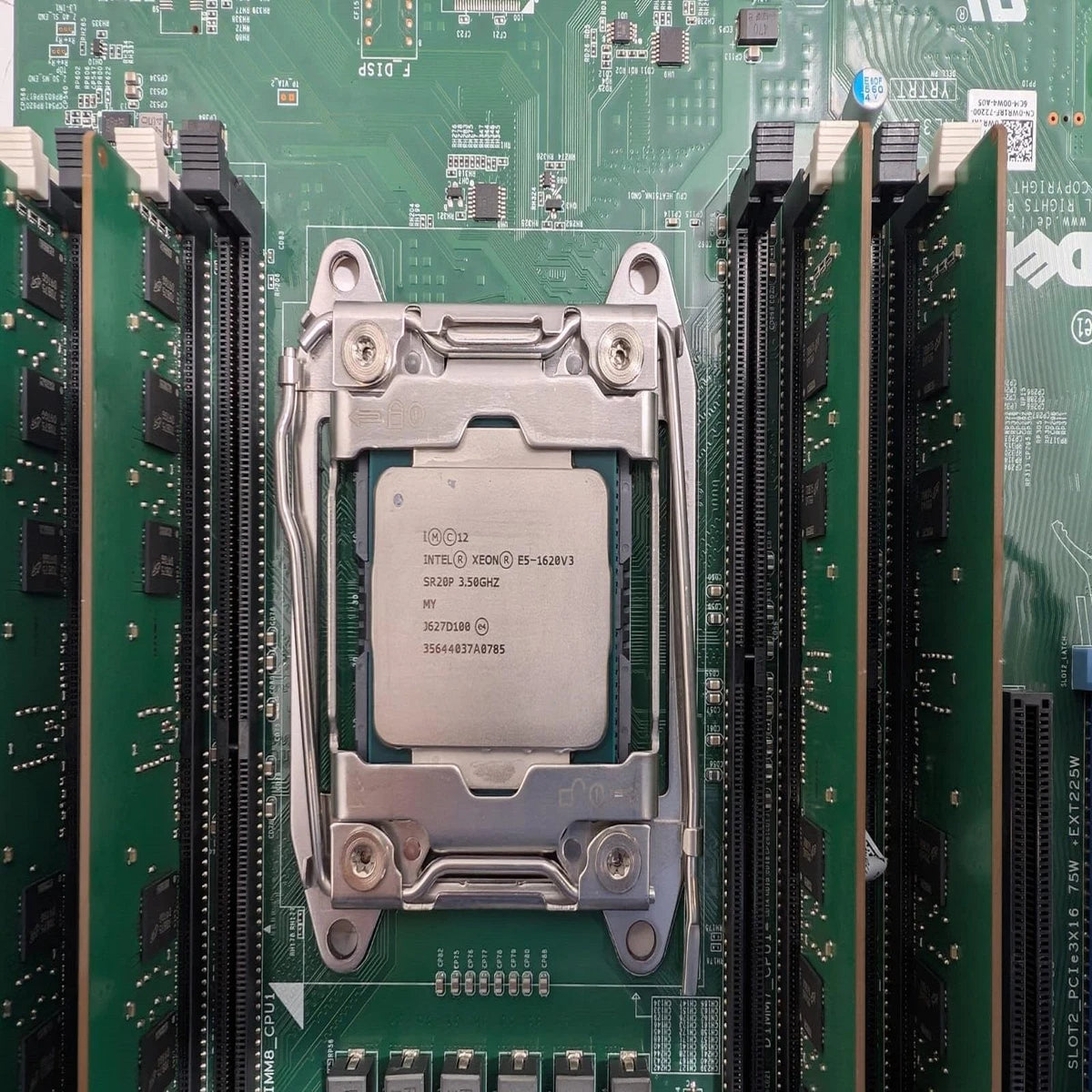 Dell T5810 Workstation Motherboard 0WR1RF W/XEON E5-1620V3 SR20P & 16GB
