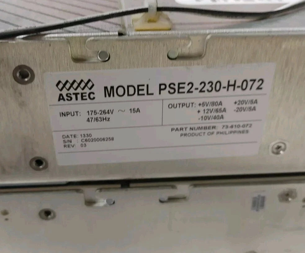 MP1-3L-1L-1P-1P-30 ASTEC PSE2-230-H-072 P/N 73-690-4096