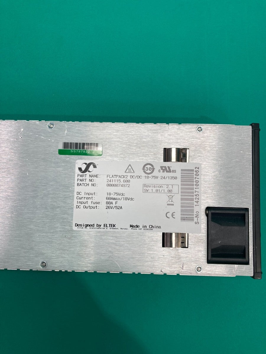 ELTEK FLATPACK2 DC/DC 24V 100-250VAC 45-66Hz CONVERTER 24/1350 241115.600|115731472961