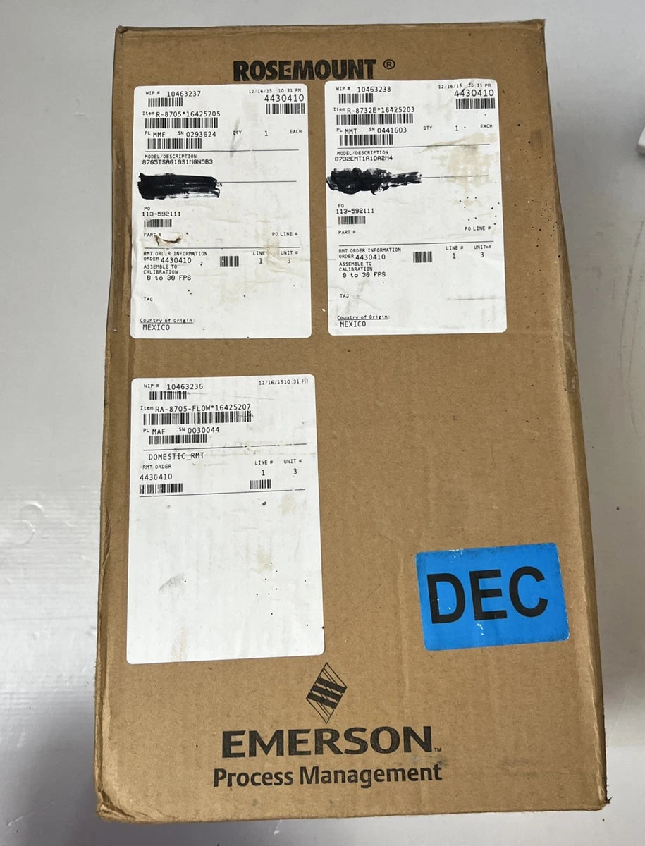 Rosemount 8705TSA010S1M0N5B3 Magnetic Flowmeter, 8732EMT1A1DA2M4|388229862861