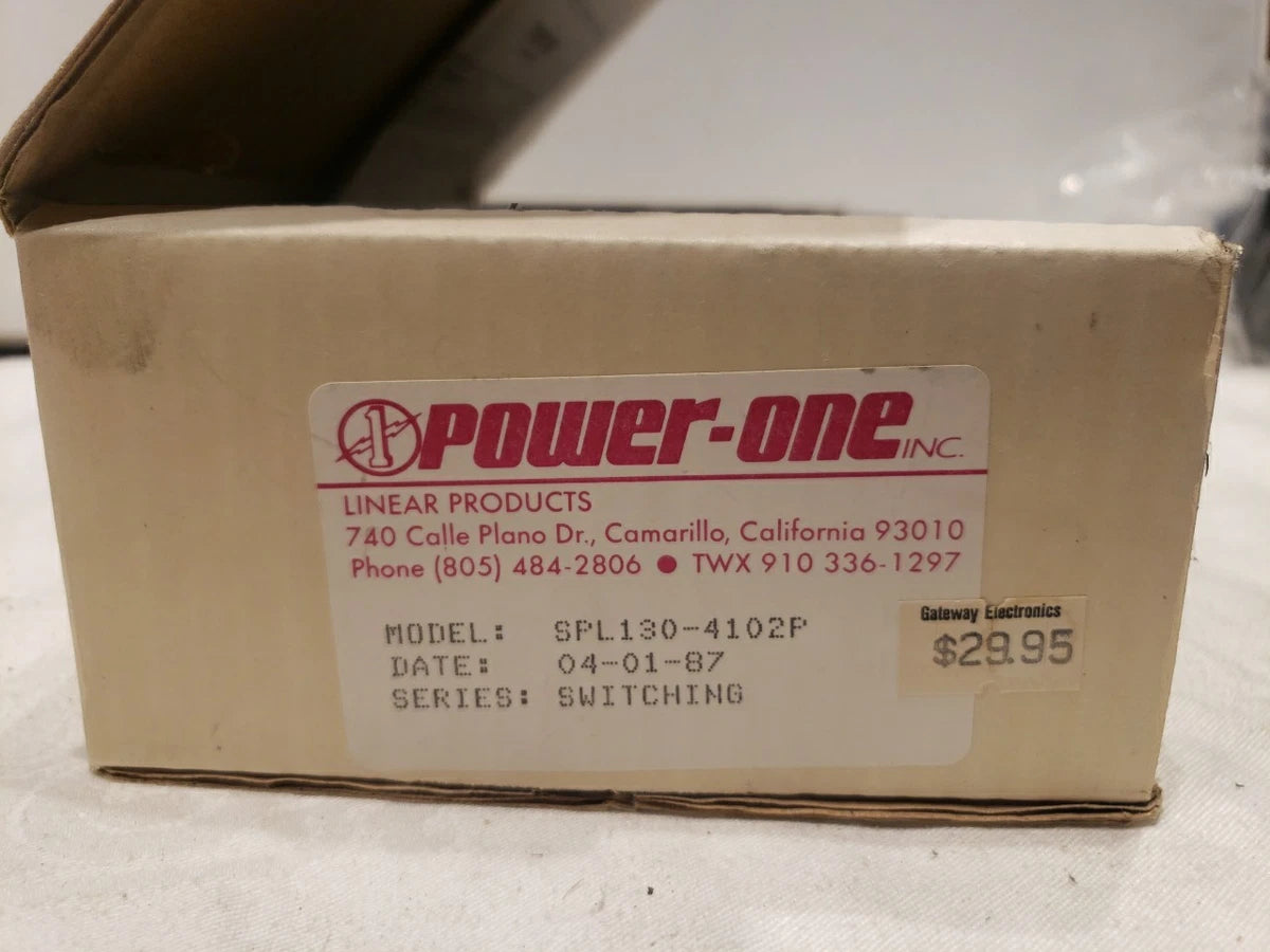 Power One SPL130-4102P DC Power Supply 110/220V