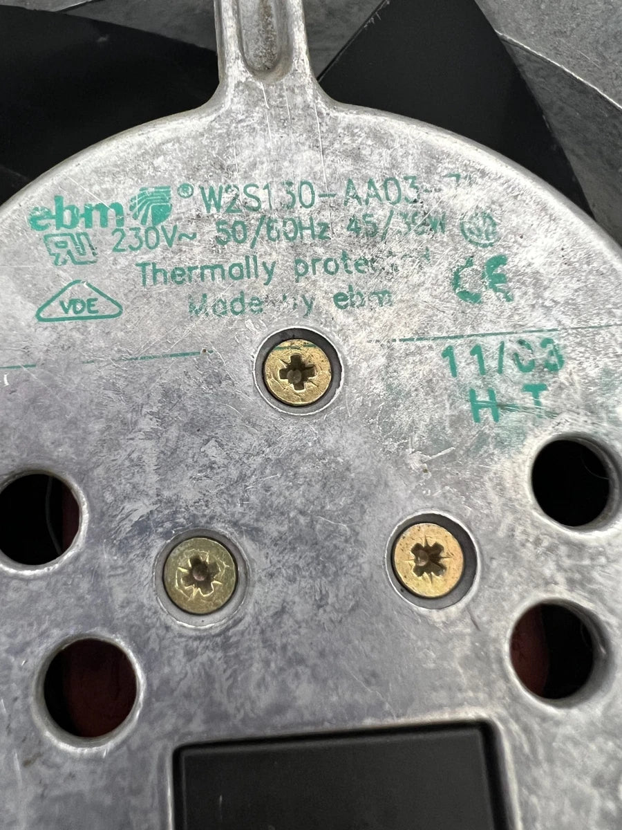 π EBM PAPST AXIAL COOLING FAN 230 VAC 45/39 WATT 7-BLADE W2S130-AA03-71|326849312195