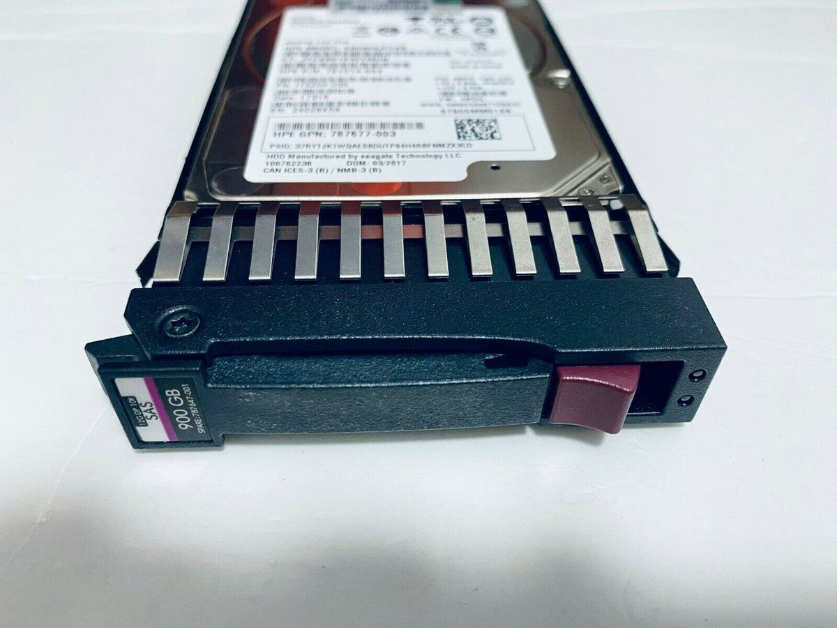 HP 787647-001 J9F47A 900GB SAS 10K 2.5in 12Gbps MSA SFF ENT HDD Hard Drive|316579683130