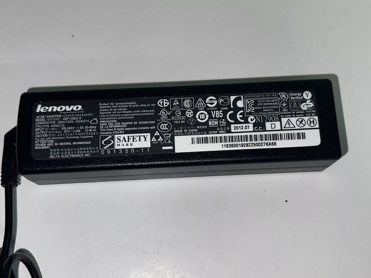 OEM AC Power Adapter 65W Charger Cord For Lenovo ThinkCentre M82 M92p M72E Tiny|186905514176