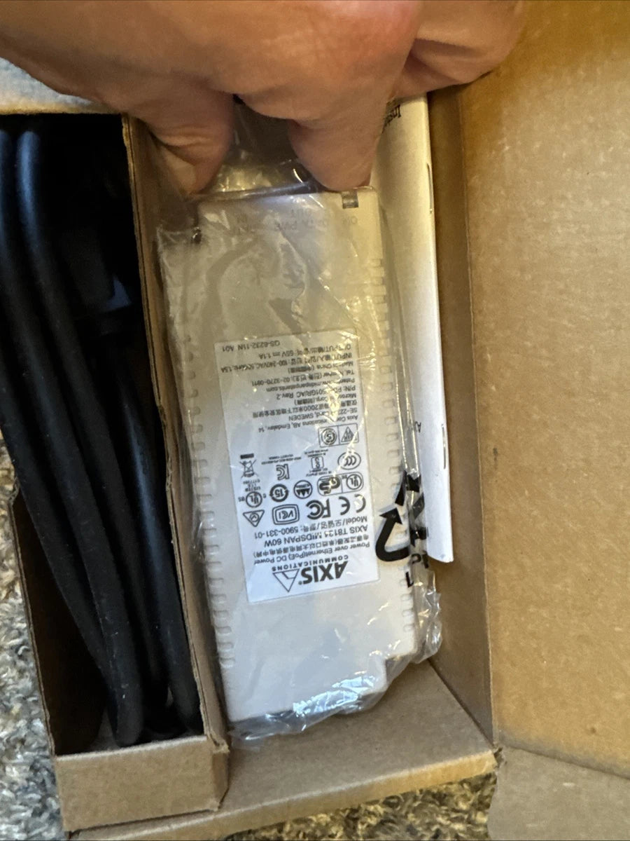 AXIS COMMUNICATION INC 5901-004 T8154 60W SFP MIDSPAN Open Box New