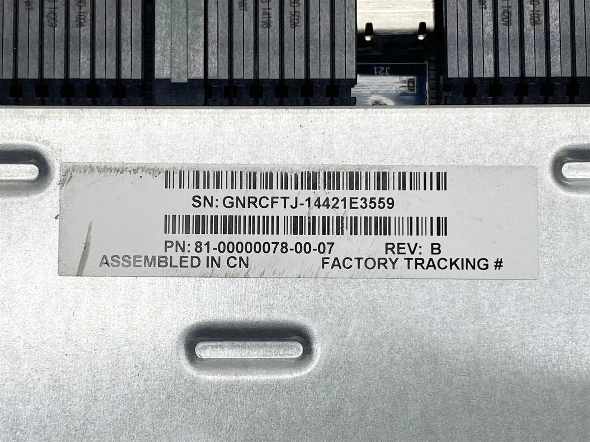 HP 758366-001 MSA 1040 SAN Controller Module 758366-001 81-00000078-00-07 Rev.B|336183879086