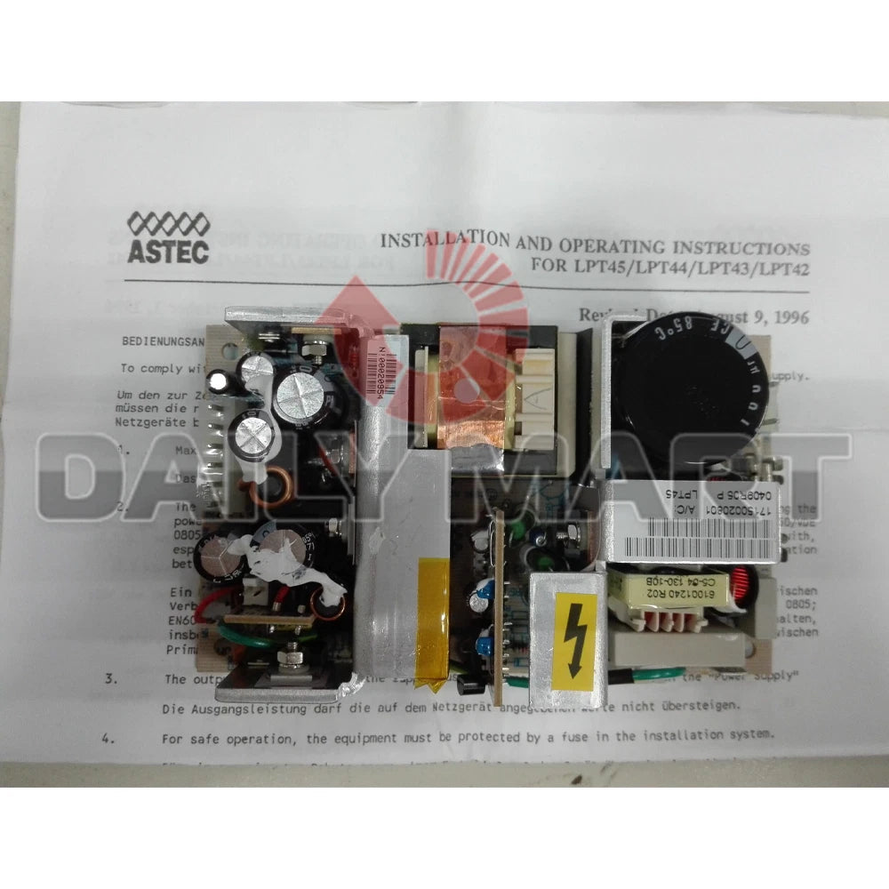 New In Box ASTEC LPT45 Switching Power Supply 5V/5A 15V/2.5A
