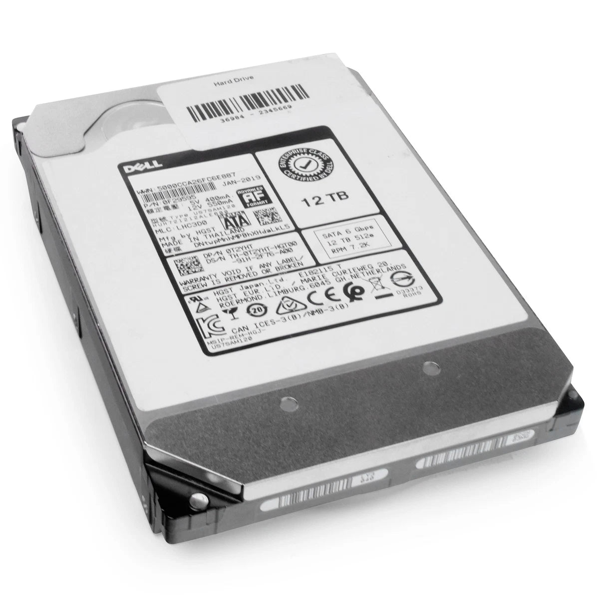 Dell/WD DC HC520 12TB HUH721212ALE600 0F29595 7.2K RPM SATA 6Gb/s 512e 3.5" HDD|127433664211