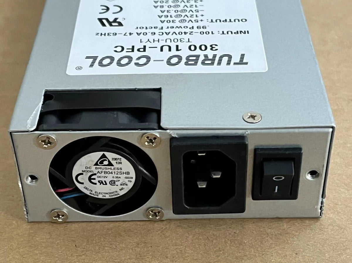 For TURBO-COOL 300 1U-PFC T30U-HY1 For EDGE System Dedicated Power Supply 300W/-