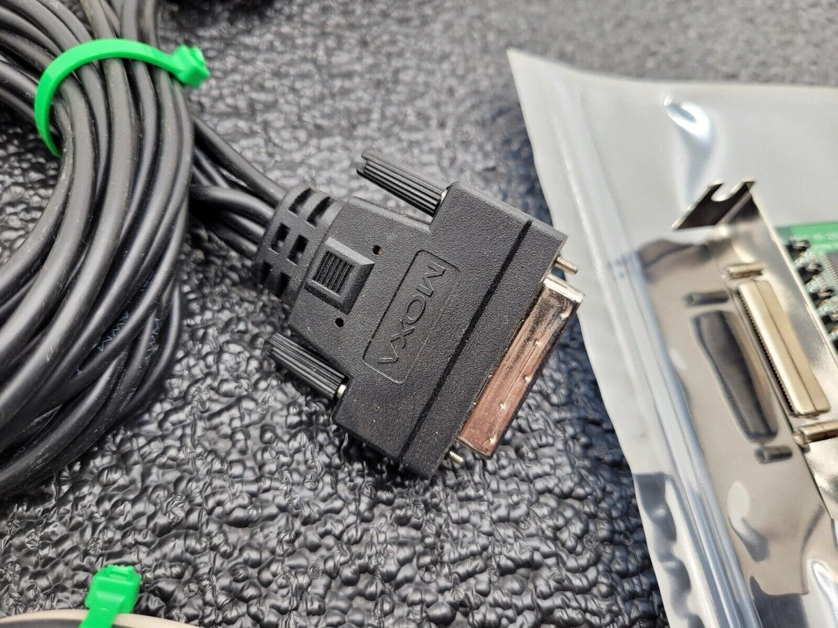 Moxa CP-118EL 8 Port Low Profile PCI Express Board RS-232/422/485 Damaged Cable