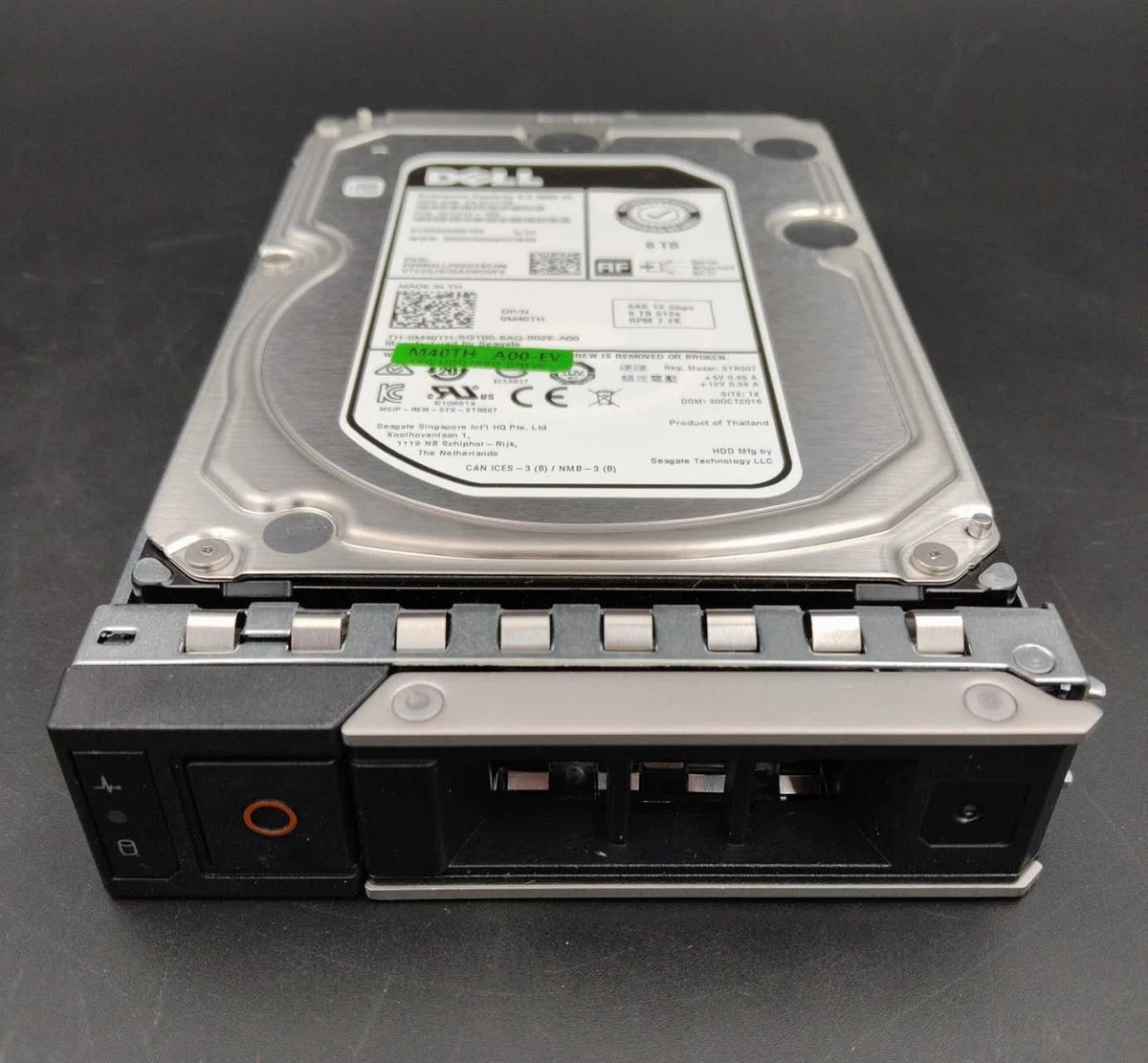 M40TH 0M40TH ST8000NM0185 DELL 8TB 7.2K 12G 512E SAS 3.5" LFF HDD W/X7K8W|127124539447