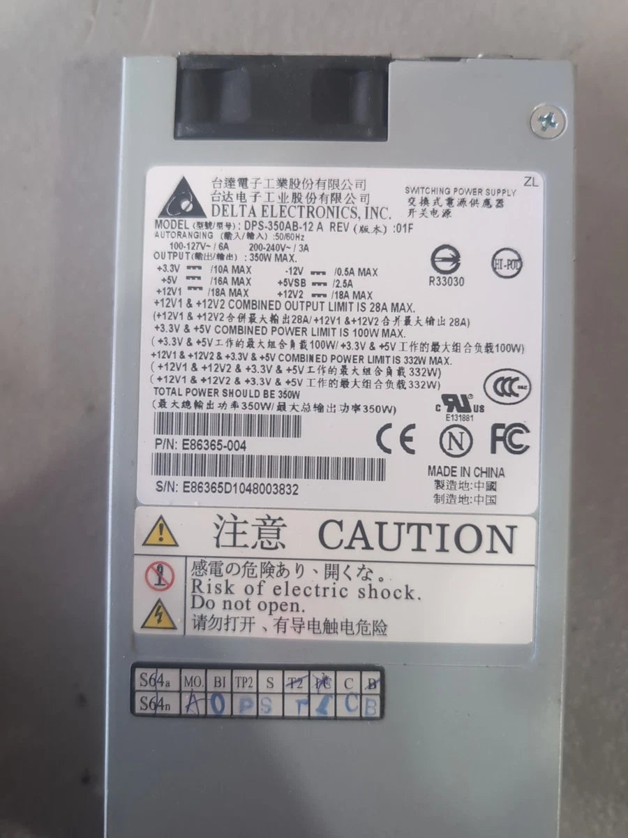 Delta Electronics 350W Power Supply DPS-350AB-12 A|336281251083