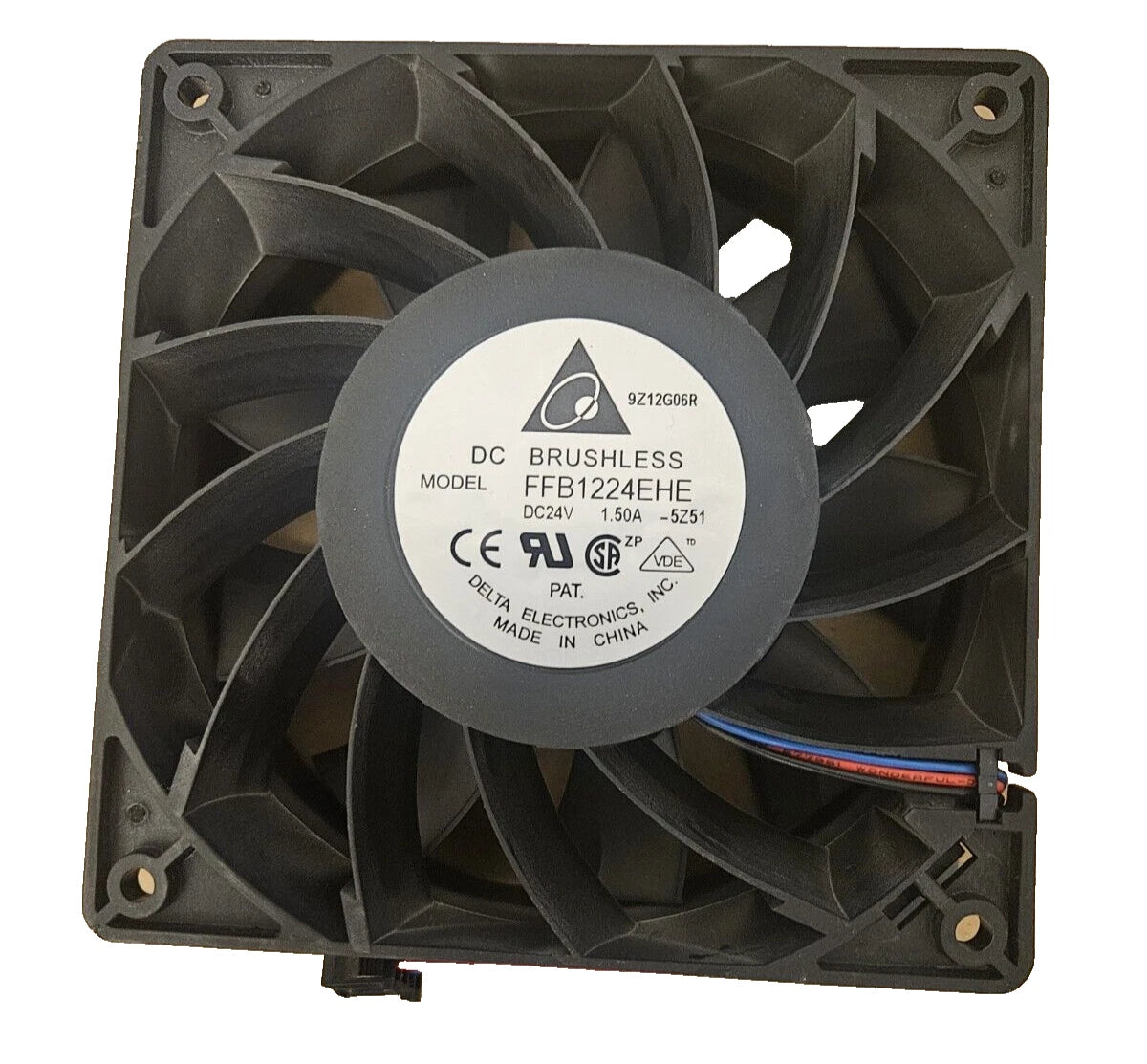 DELTA FFB1224EHE PE00/5Z51 120x120x38mm DC 24V 1.5A 3-Lines Inverter Cooling Fan|286185450543