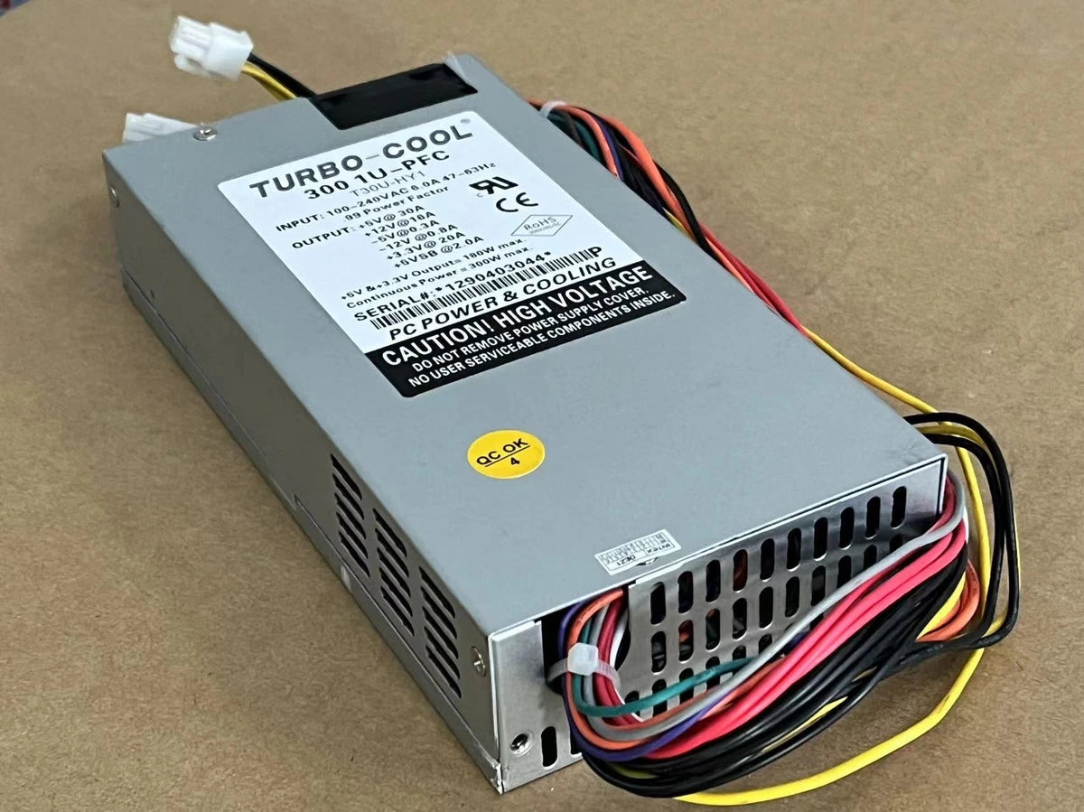 For TURBO-COOL 300 1U-PFC T30U-HY1 For EDGE System Dedicated Power Supply 300W/-