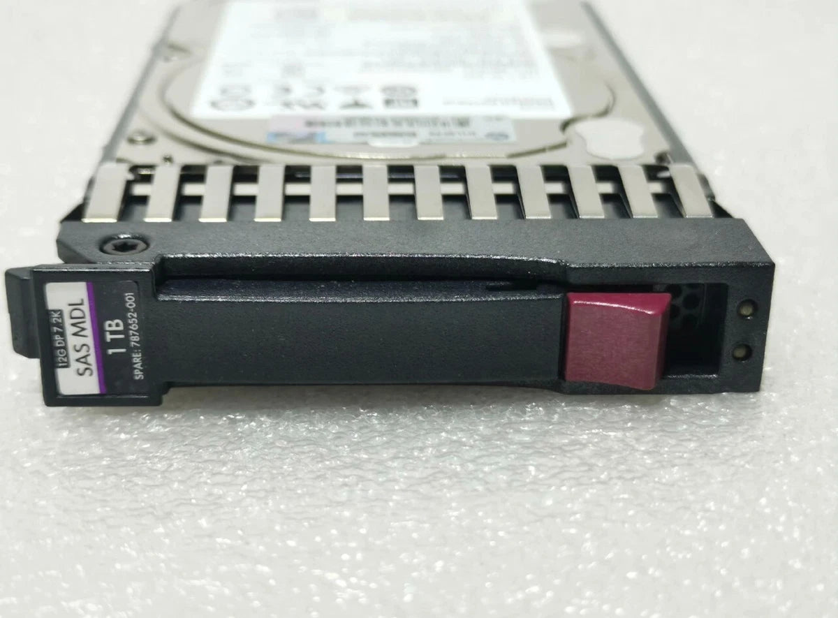 HPE 787652-001 1TB MSA J9F50A 12G SAS 7.2K SFF 2.5"512E MIDLINE HDD|406259481764