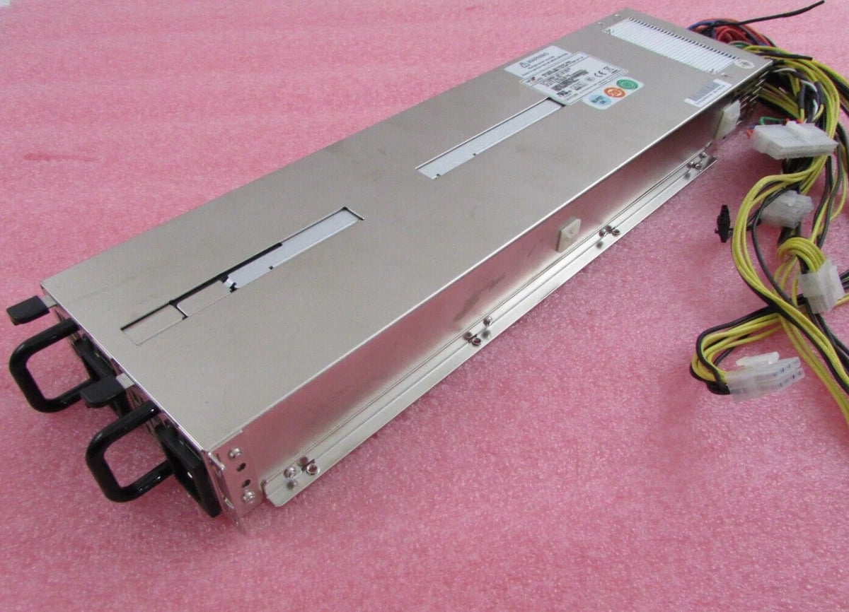 Zippy EMACS M1K2-5C01V4H 1200w 1U Redundant Server Power Supply w/ 2x Pwr Module|335151986050