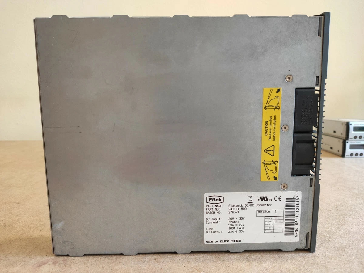 Eltek Flatpack DC/DC Converter 20-30V to 55V (Adjustable 43-59 VDC — 241114.500