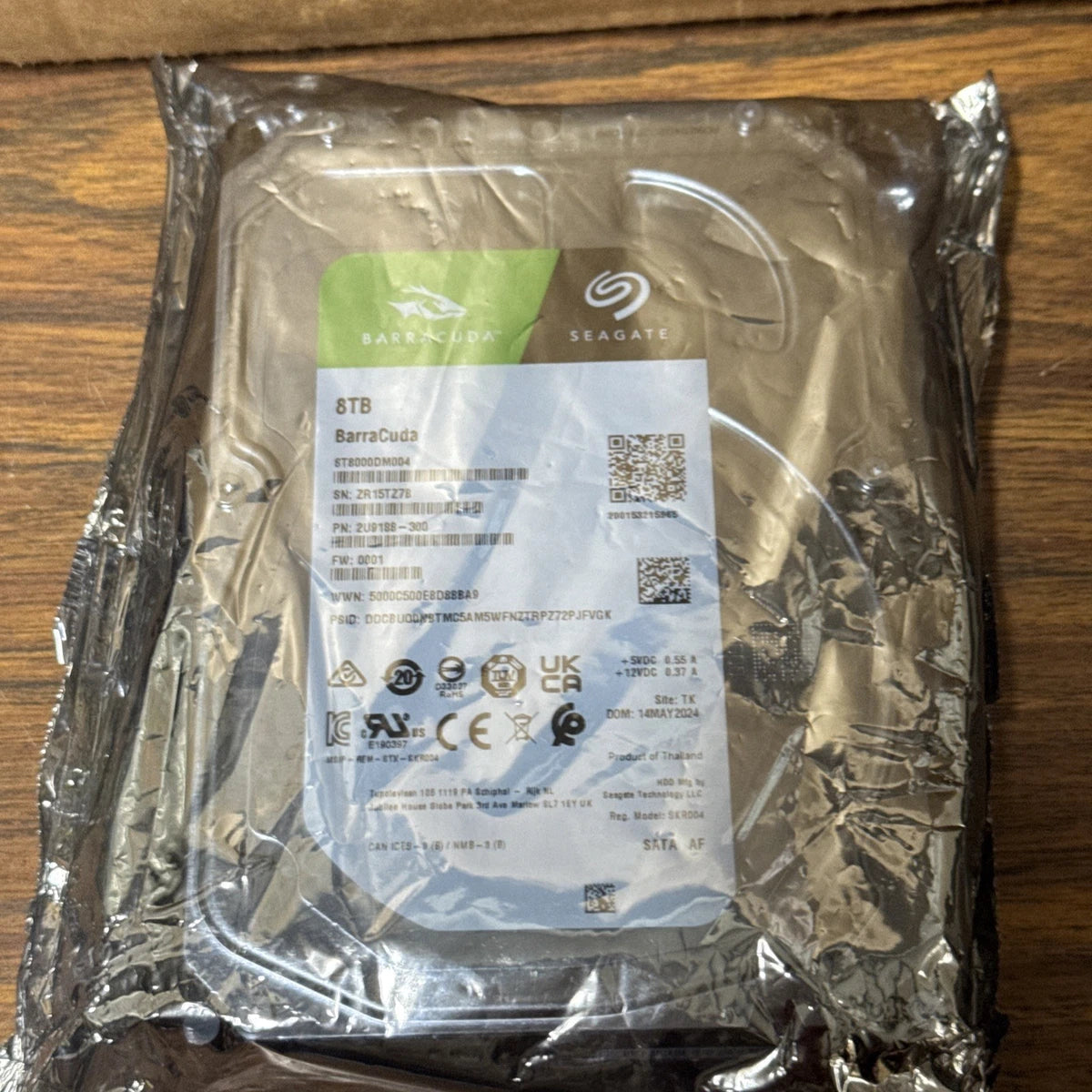 Seagate BarraCuda 8TB ST8000DM004