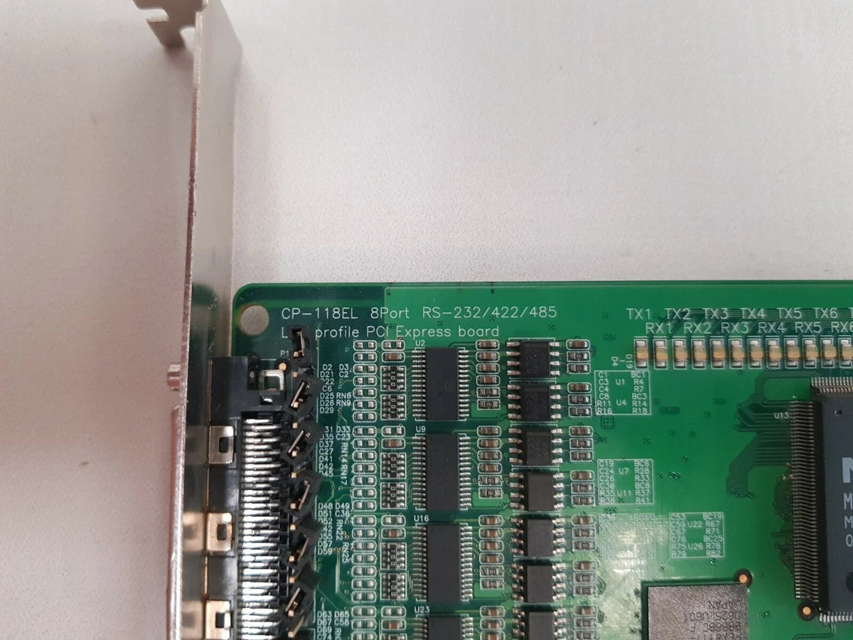 Moxa cp-118el 8 port profile pci express board rs-232/422/485