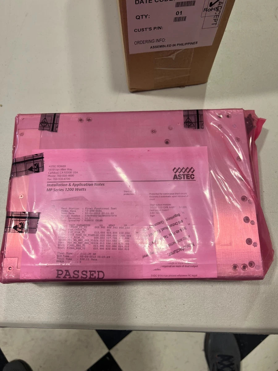 ASTEC ARTESYN POWER SUPPLY 1200W Model 73-690-6034 MVP SERIES