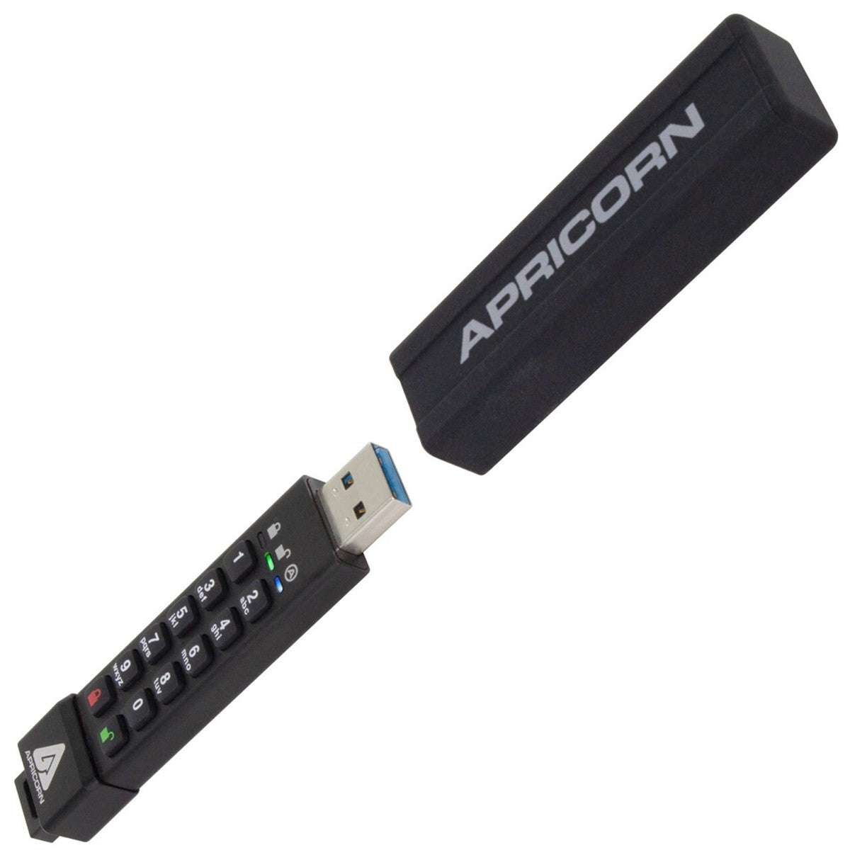 Apricorn ASK3Z-128GB 128GB Aegis Secure Key 3z USB 3.1 Flash Drive - 128 GB|235017644190