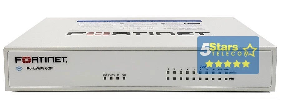 Fortinet Fortigate FortiWiFi 60F Secure SD-WAN Appliance (FWF-60F-E) Brand New|354630774432