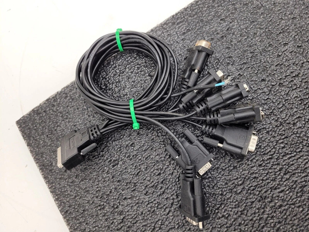 Moxa CP-118EL 8 Port Low Profile PCI Express Board RS-232/422/485 Damaged Cable