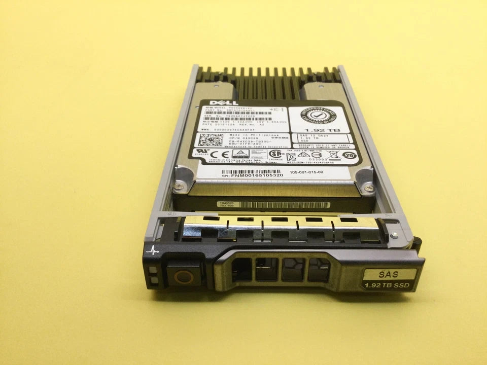 4XC39 04XC39 Dell 1.92TB SAS 12Gbps Mixed Use 2.5'' Internal SSD w/Caddy New