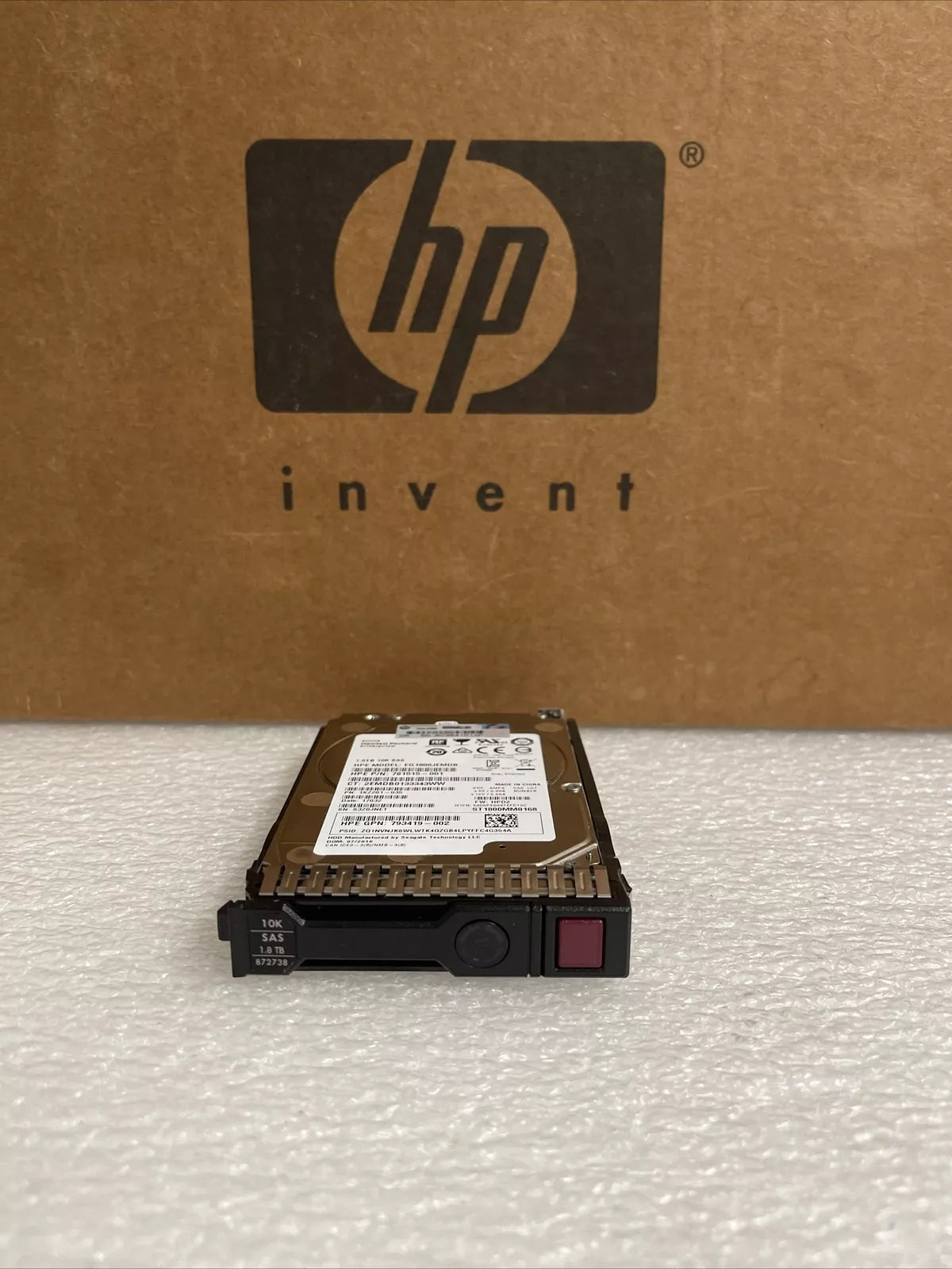 HPE EG1800JEMDB 1.8TB 12G 10K 2.5" SAS SC DS HARD DRIVE 781515-001 1XZ201-035 - aloinfousa.com
