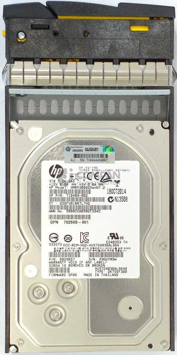 HP 743181-001 QR500A 697391-001 HP M6720 3TB 6G SAS 7.2K LFF Hard Drive HDD - aloinfousa.com