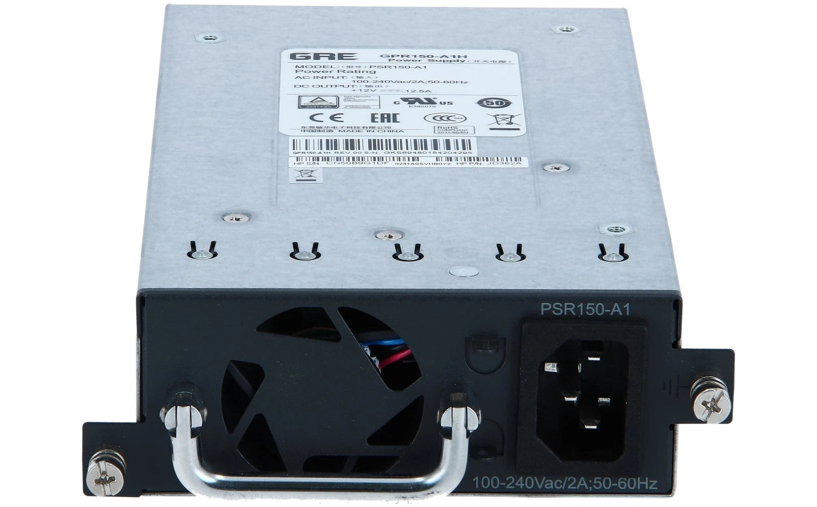 HPE - JD362A - 5500 150WAC Power Supply 150W 1U Power Supply