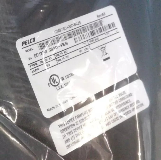 PELCO CM9760-KBD-B-US Cm9760 Dt Kybd Pwr Cord - aloinfousa.com