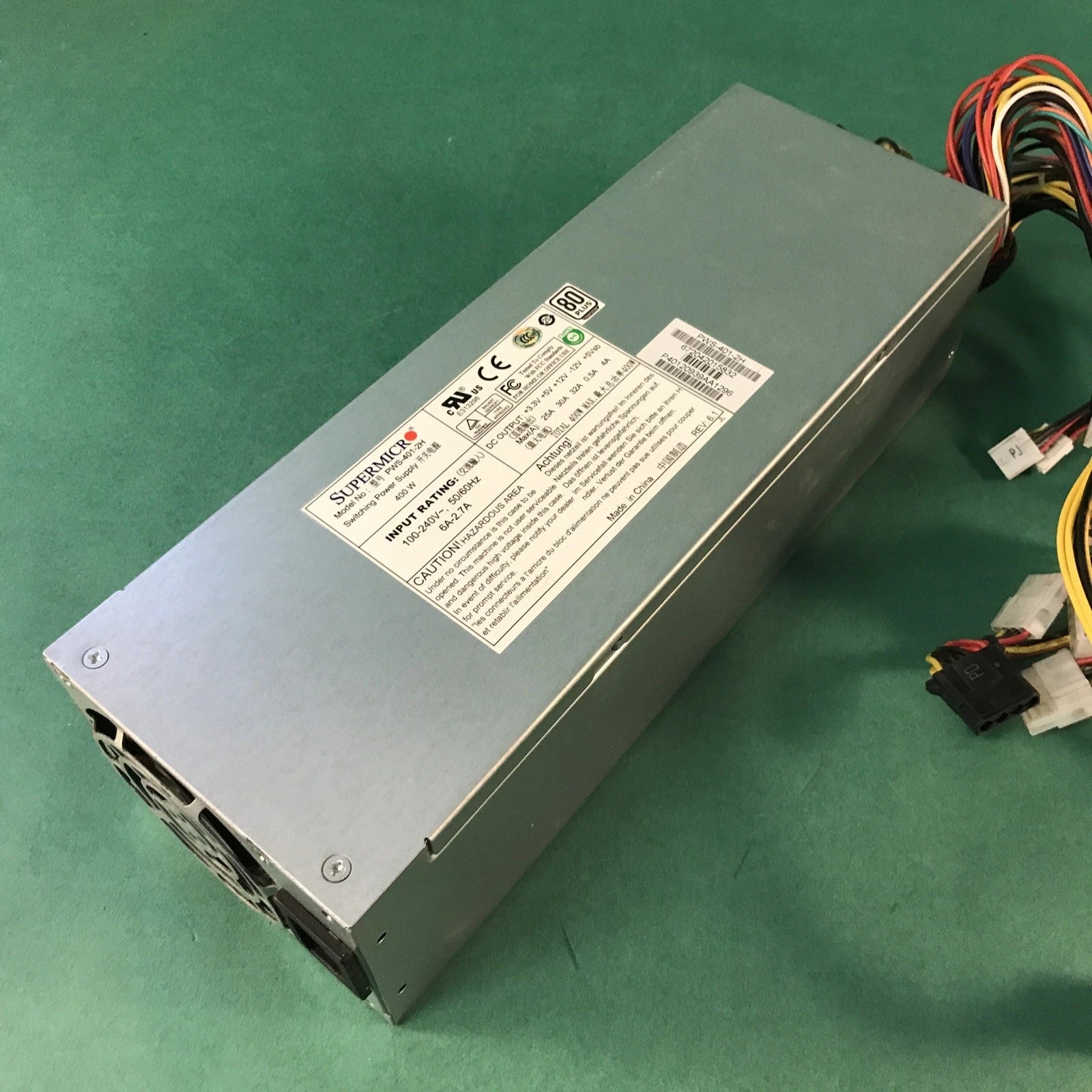 SUPERMICRO Power Supply 400W 24-Pin 8-Pin PWS-401-2H|336245136756