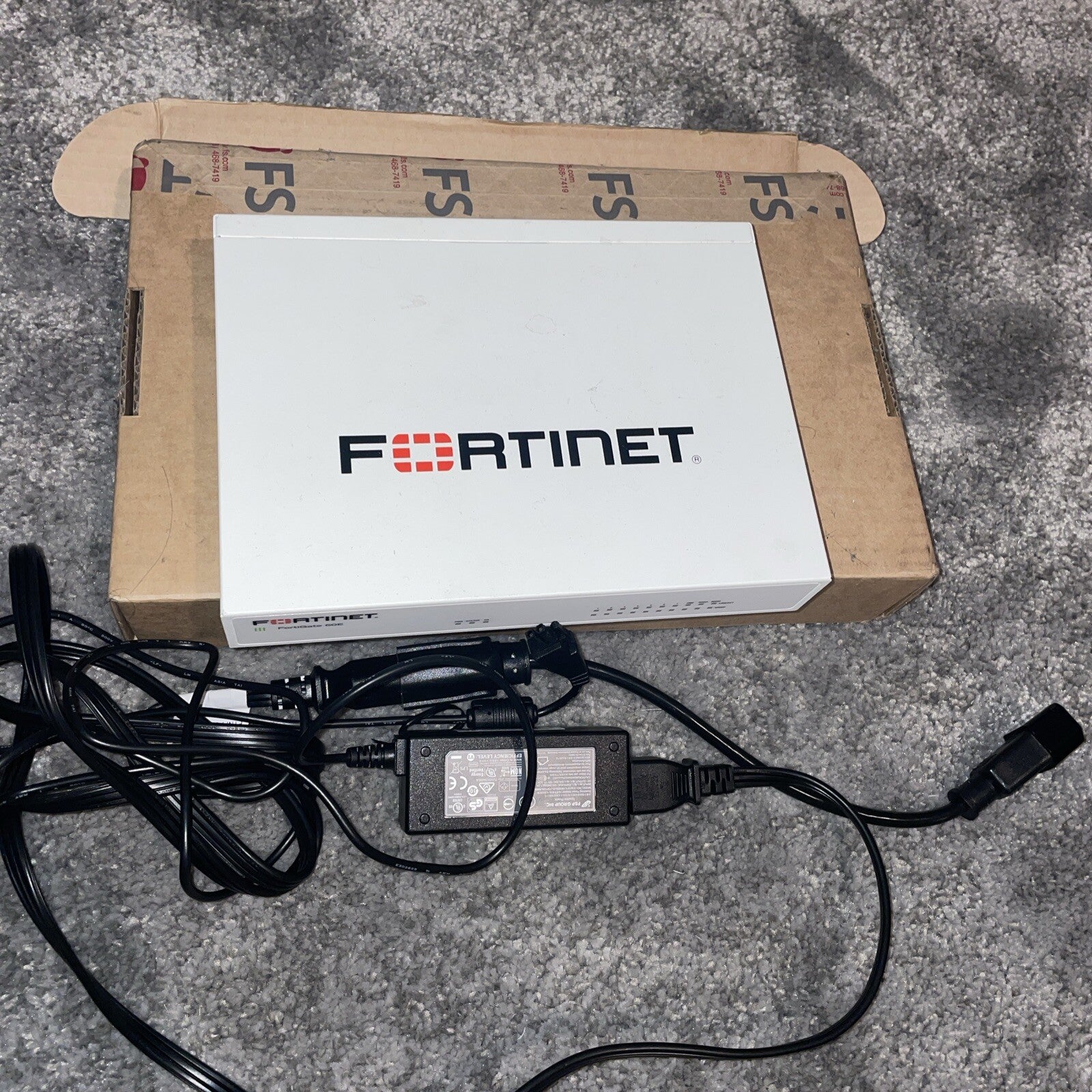 Fortinet Fortigate FG-60E Network Security Firewall with Adapter 60E|335424510644