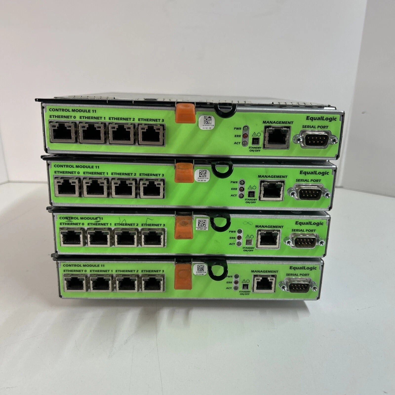 LOT OF 4 DELL EQUALLOGIC CONTROL MODULE TYPE 11 CONTROLLER MODULE E09M001|157118385485